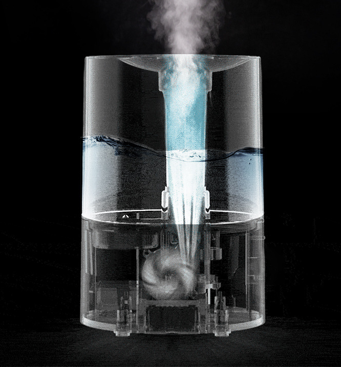 Smart 5L Cool Mist Humidifier with Essential Oil Diffuser for Home & Nursery