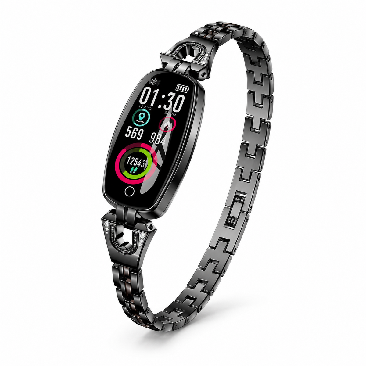 Smart Fitness Tracker Bracelet with Sleep and Heart Rate Monitoring