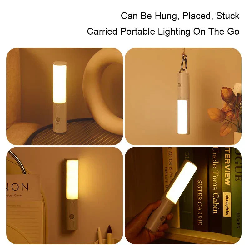 Smart LED Night Light with Motion Sensor Rechargeable for Home