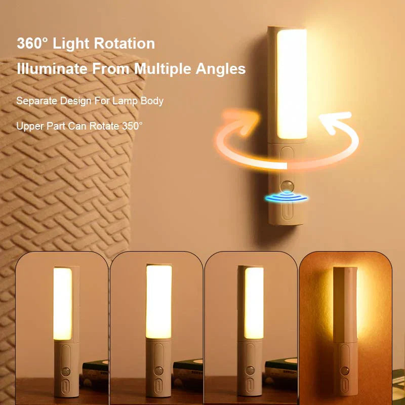 Smart LED Night Light with Motion Sensor Rechargeable for Home