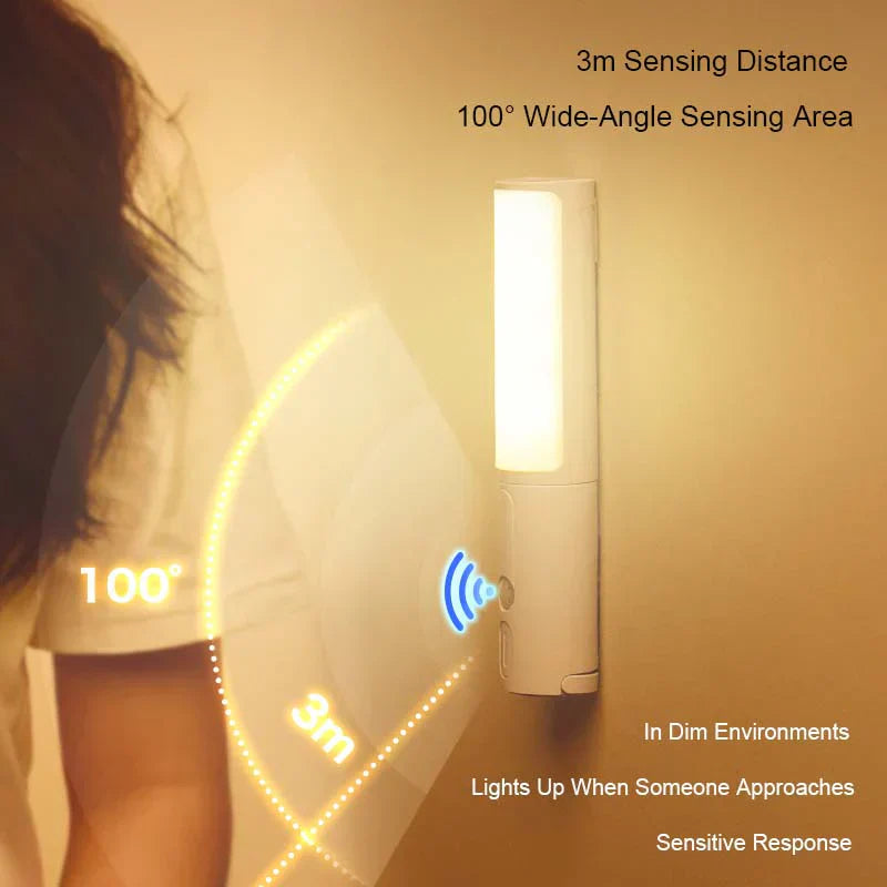 Smart LED Night Light with Motion Sensor Rechargeable for Home