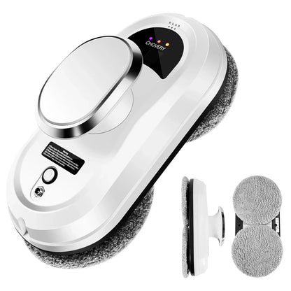 Smart Robot Window Cleaner with Remote Control Automatic Vacuum and Cleaning Function