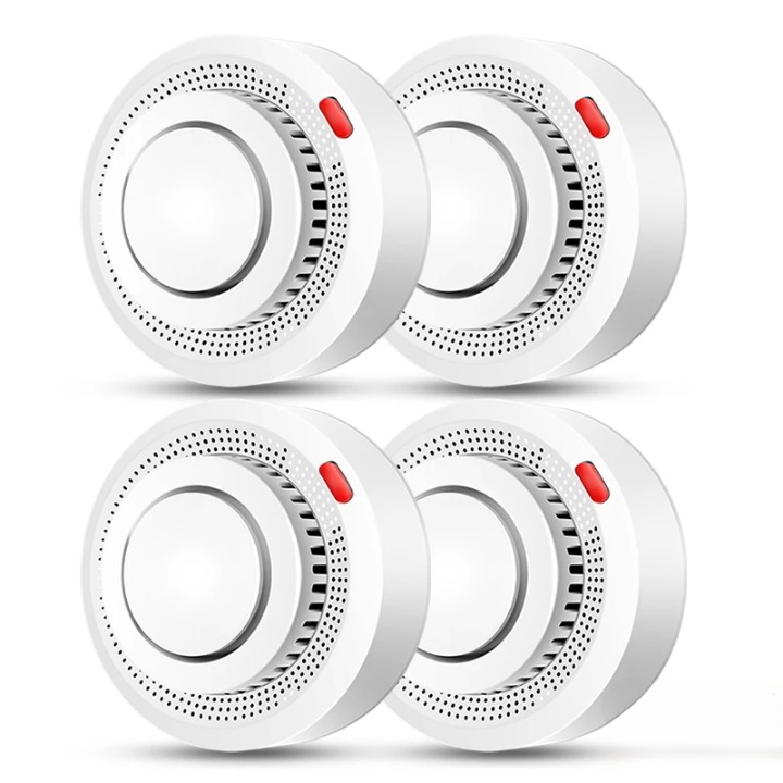 Smart WiFi Smoke Detector Heat Alarm 85dB Fire Safety Sensor