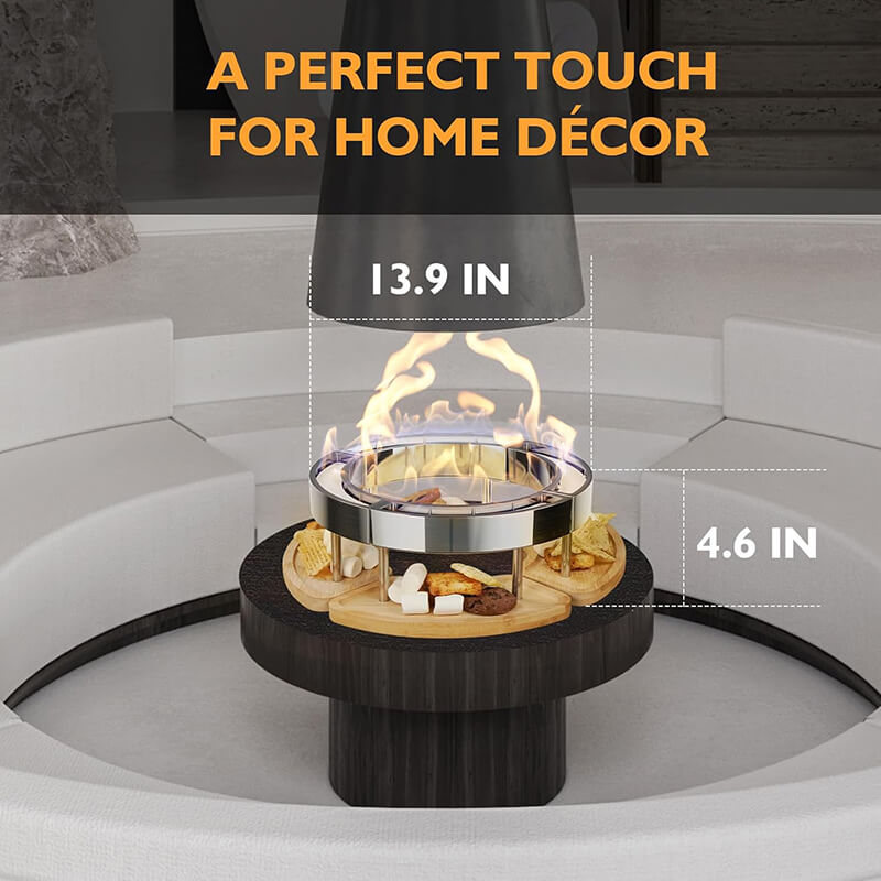Smokeless Tabletop Fire Pit Bio Ethanol Fireplace