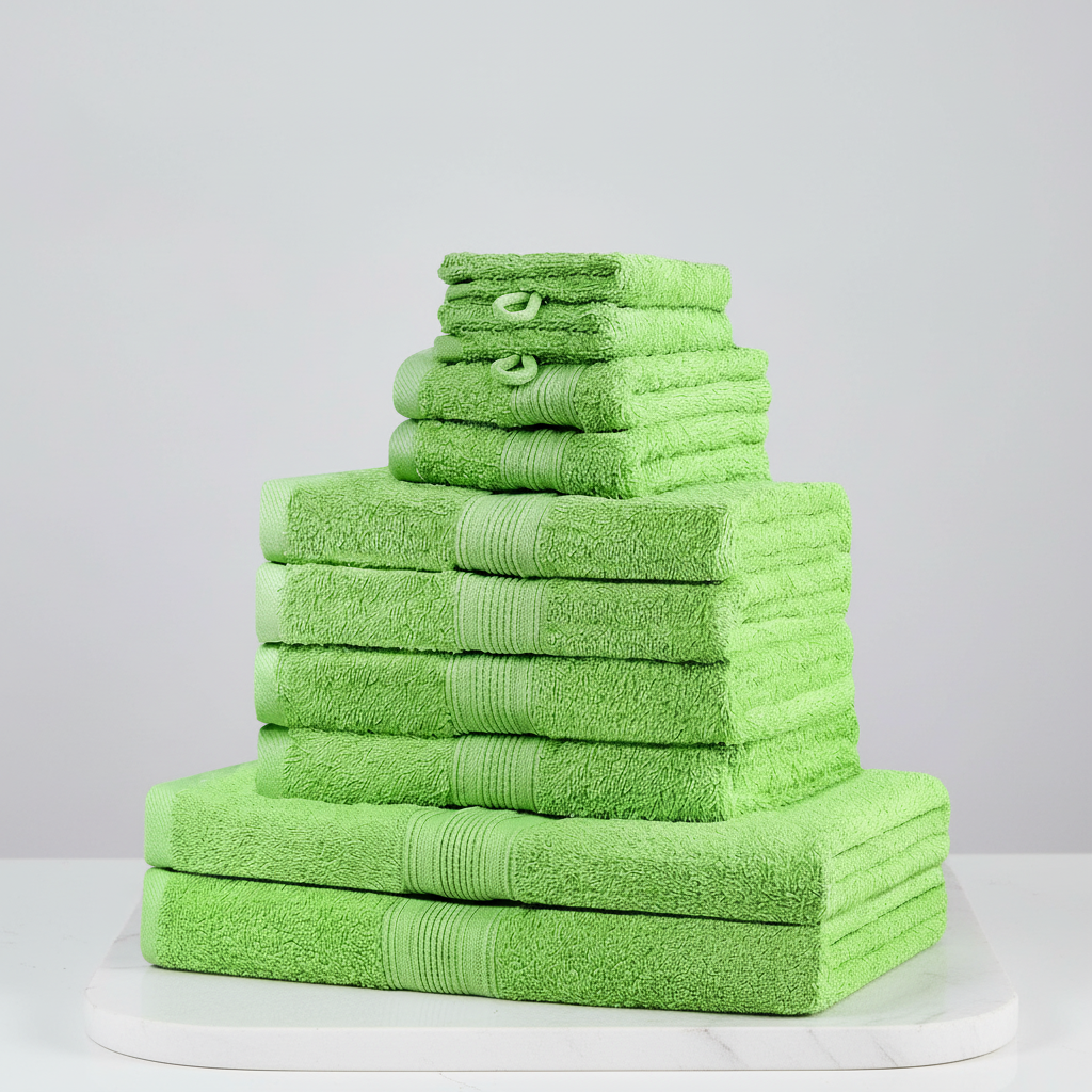 Soft Cotton Bath Towel Set Absorbent Fluffy Towels for Everyday Use