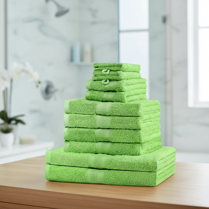 Soft Cotton Bath Towel Set Absorbent Fluffy Towels for Everyday Use