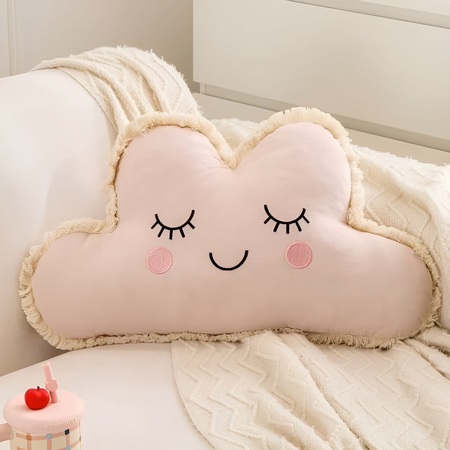 Soft Cotton Cushion Breathable Decorative Throw Pillow