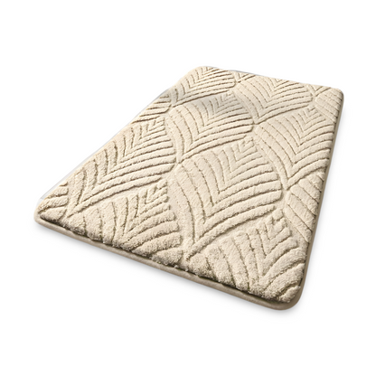 Soft Geometric Bath Mat Non Slip Absorbent Bathroom Rug