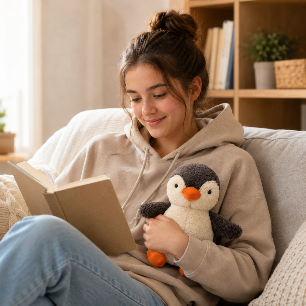 Soft Penguin Plush Stuffed Animal for Comfort and Cuddling