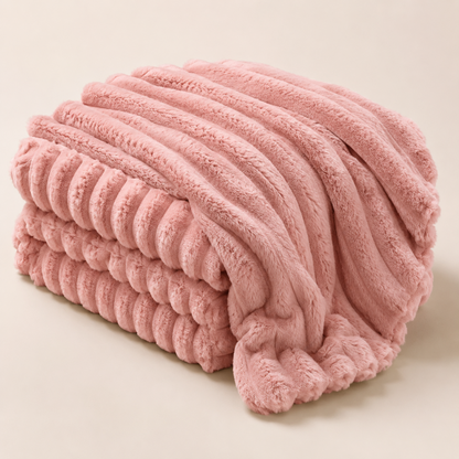 Soft Plush Fleece Throw Blanket for Bed and Sofa