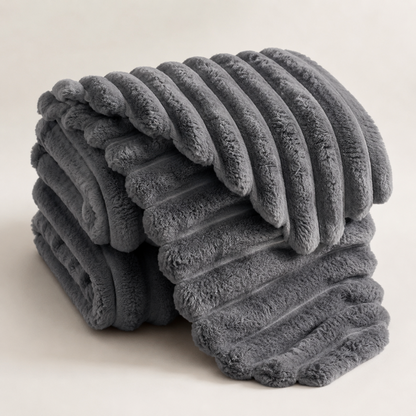 Soft Plush Fleece Throw Blanket for Bed and Sofa