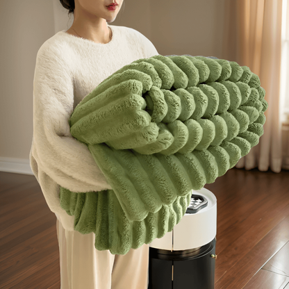 Soft Plush Fleece Throw Blanket for Sofa Bed and Couch