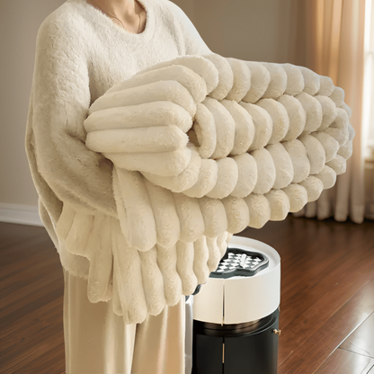 Soft Plush Fleece Throw Blanket for Sofa Bed and Couch