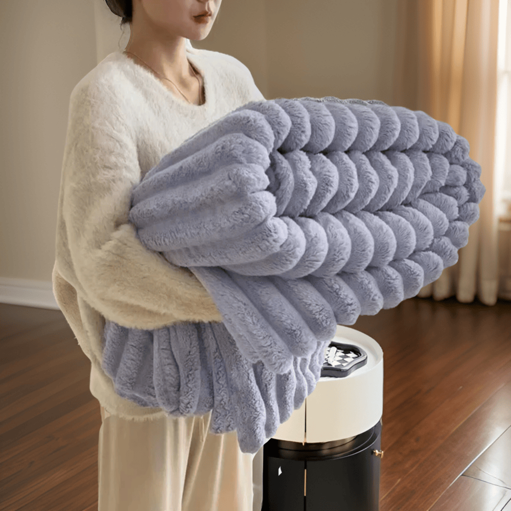 Soft Plush Fleece Throw Blanket for Sofa Bed and Couch