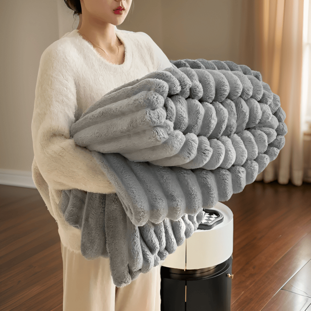 Soft Plush Fleece Throw Blanket for Sofa Bed and Couch