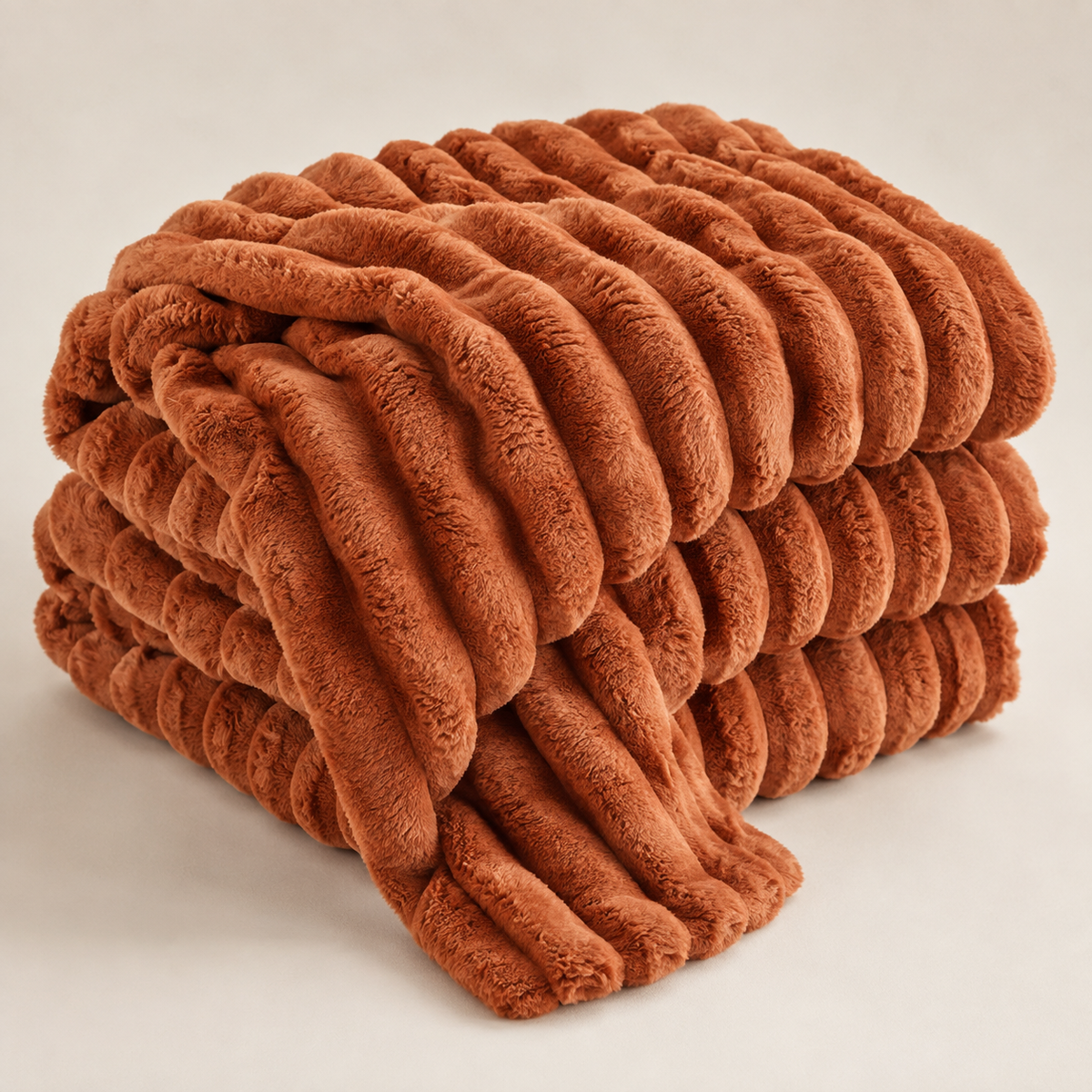 Soft Plush Throw Blanket for Sofa and Bed