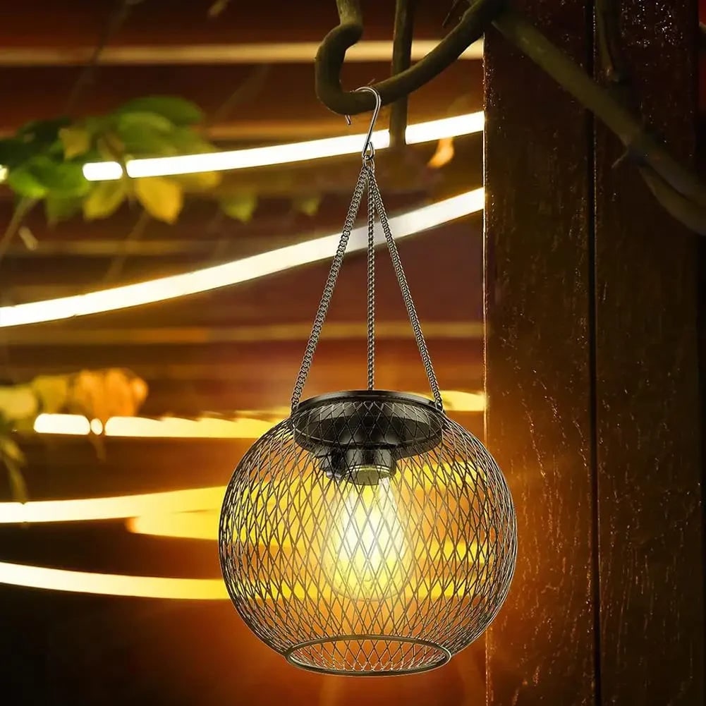 Solar Hanging Light Outdoor Halloween Garden Patio Decor