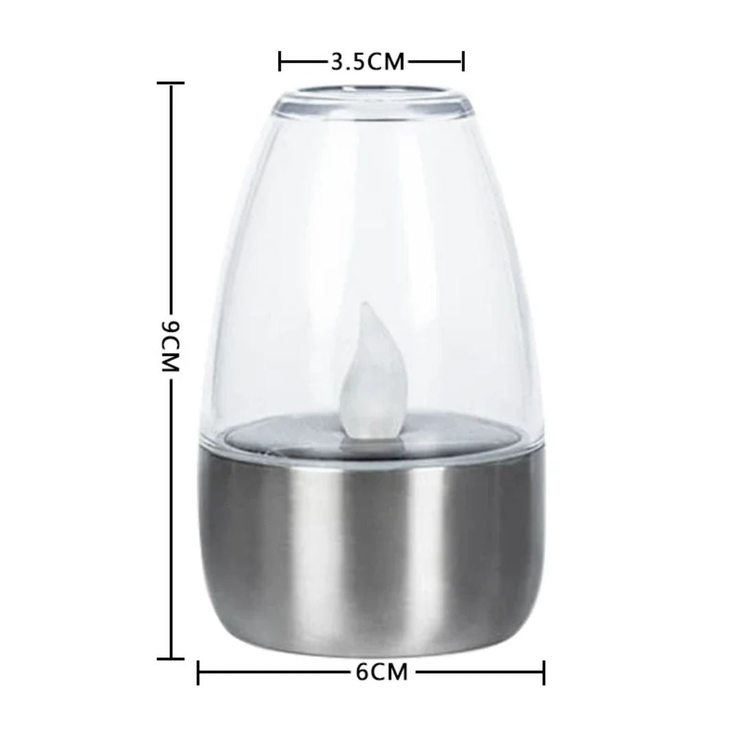 Solar LED Candle Lights Outdoor Waterproof Garden Lights Flickering Warm White Decor