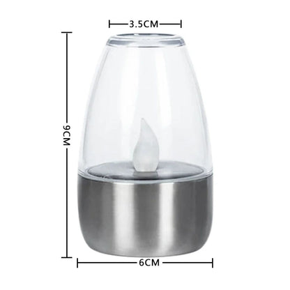 Solar LED Candle Lights Outdoor Waterproof Garden Lights Flickering Warm White Decor
