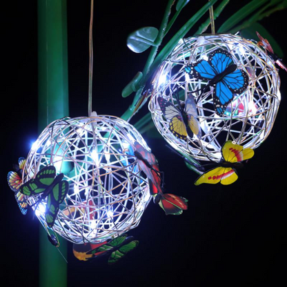 Solar LED Garden Butterfly Lights Outdoor Waterproof Decorative Lighting