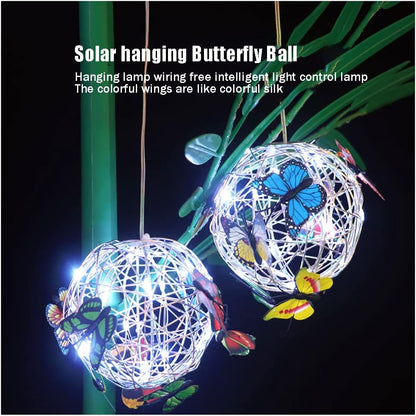 Solar LED Garden Butterfly Lights Outdoor Waterproof Decorative Lighting