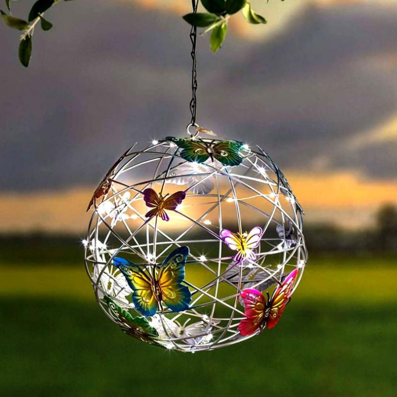 Solar LED Garden Butterfly Lights Outdoor Waterproof Decorative Lighting