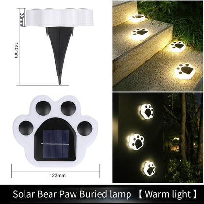 Solar LED Garden Lights Wireless Outdoor Pathway Spotlights