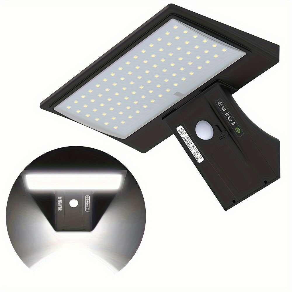 Solar LED Motion Sensor Flood Light Waterproof Outdoor Lamp