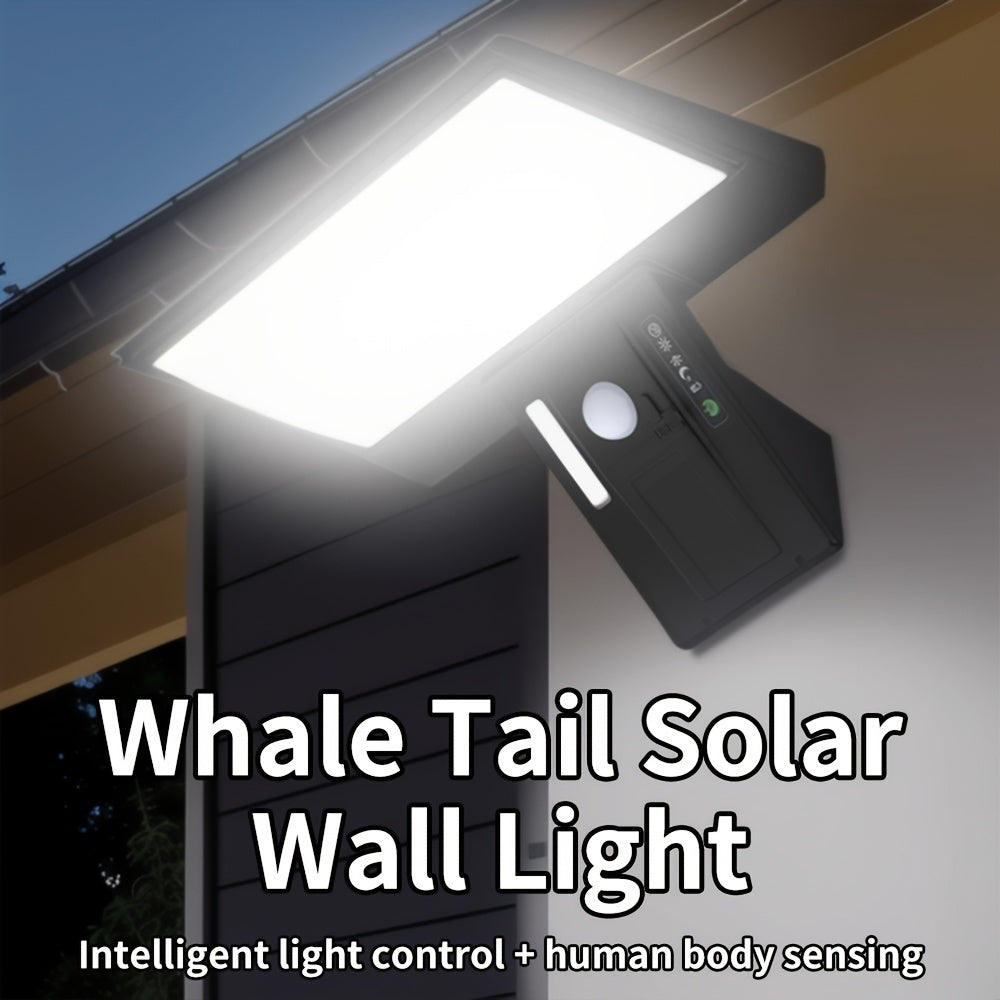 Solar LED Motion Sensor Flood Light Waterproof Outdoor Lamp