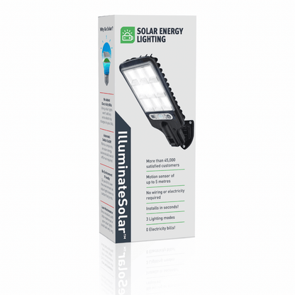 Solar Motion Sensor Wall Light with Remote Control