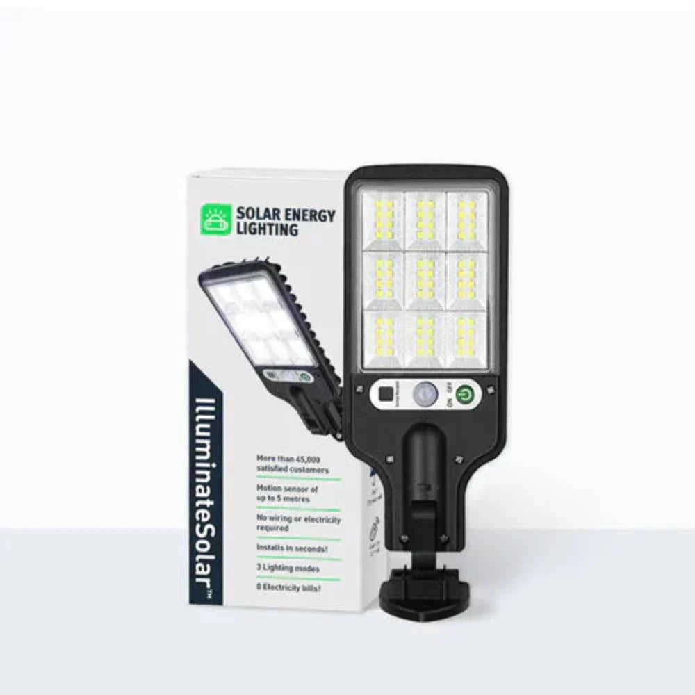 Solar Motion Sensor Wall Light with Remote Control