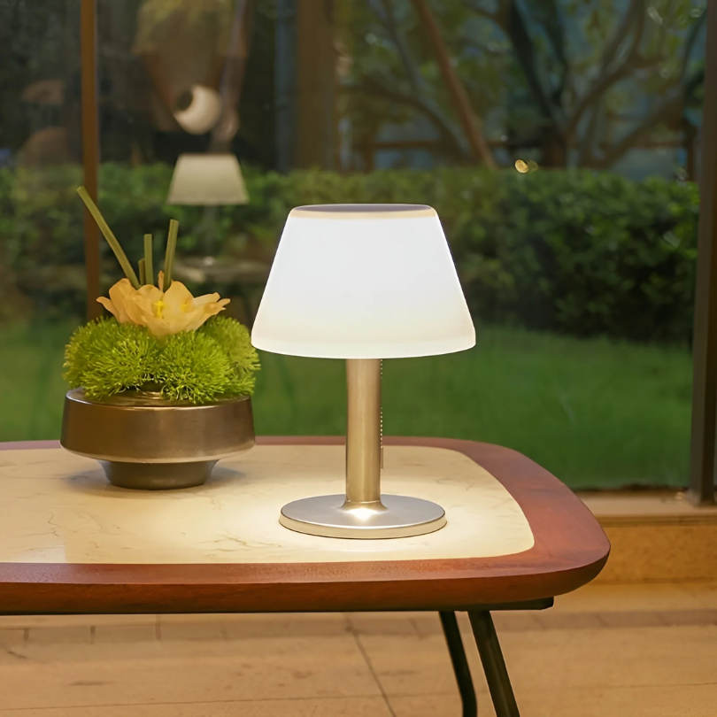 Solar Outdoor Table Lamp Waterproof Garden Patio Lantern Light
