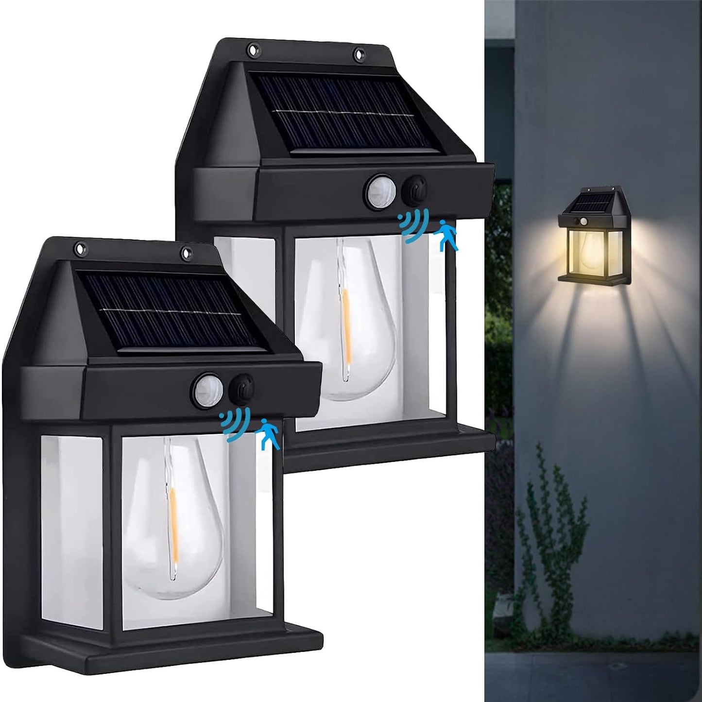 Solar Powered LED Outdoor Light Waterproof Garden Lamp