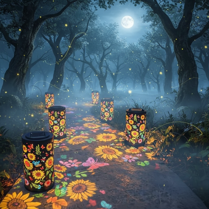 Solar Powered Outdoor Lantern Decorative Garden Light for Patio Pathway and Yard Decor