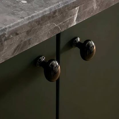 Solid Brass Cabinet Knobs Luxury Drawer Pull Handles Italian Style Hardware