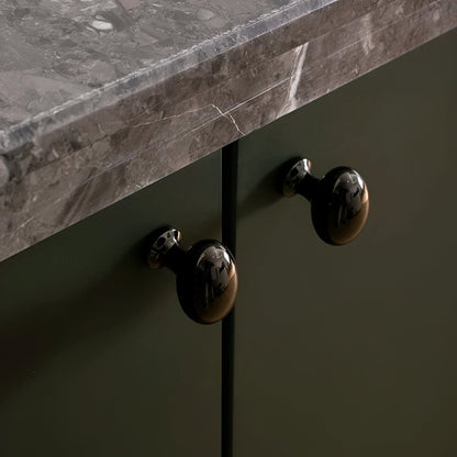 Solid Brass Cabinet Knobs Luxury Drawer Pull Handles Italian Style Hardware