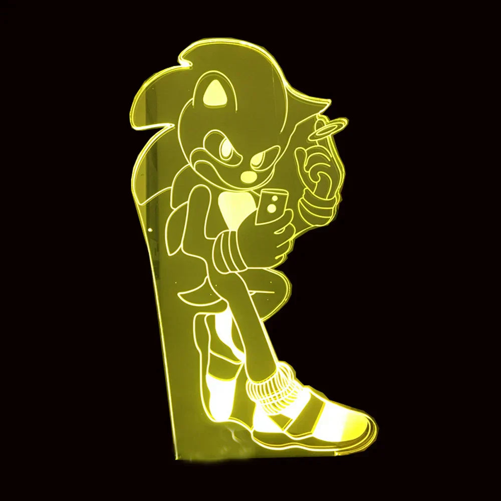 Sonic LED Lamp - Playful Lighting for Gamers