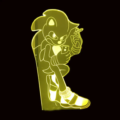 Sonic LED Lamp - Playful Lighting for Gamers