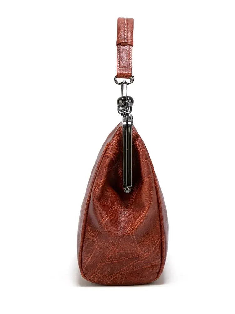 Spacious PU Leather Handbag for Everyday Style and Storage