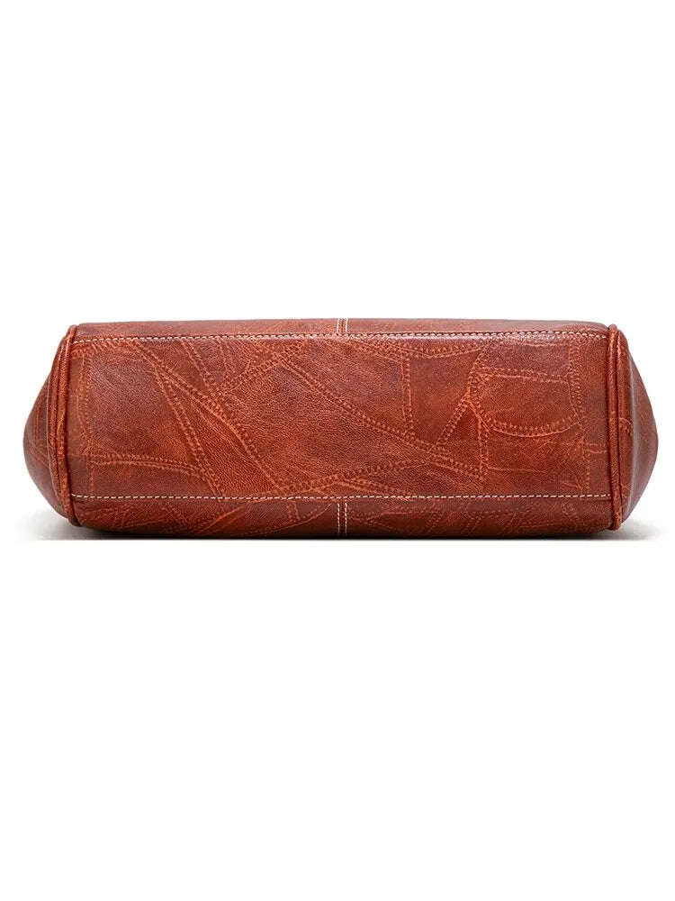 Spacious PU Leather Handbag for Everyday Style and Storage