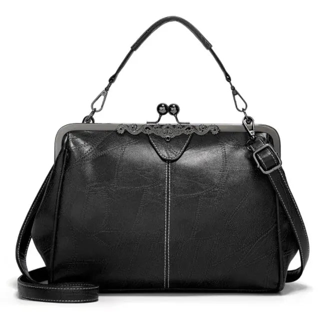 Spacious PU Leather Handbag for Everyday Style and Storage