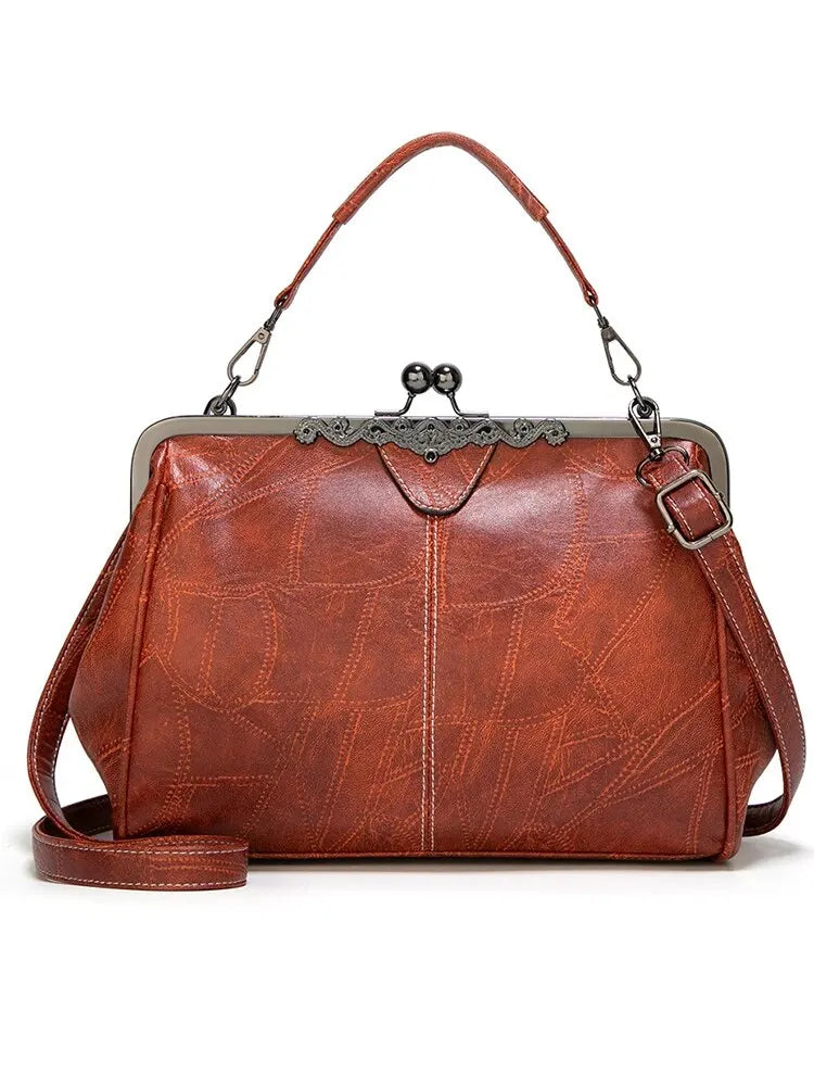 Spacious PU Leather Handbag for Everyday Style and Storage