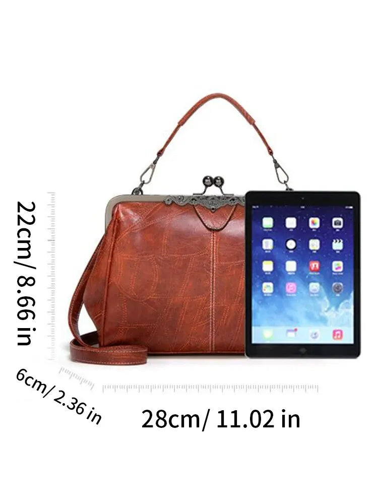 Spacious PU Leather Handbag for Everyday Style and Storage