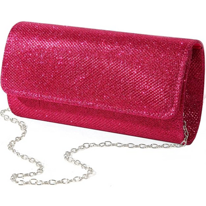 Sparkle Glitter Clutch Bag – Compact Elegant Party Handbag