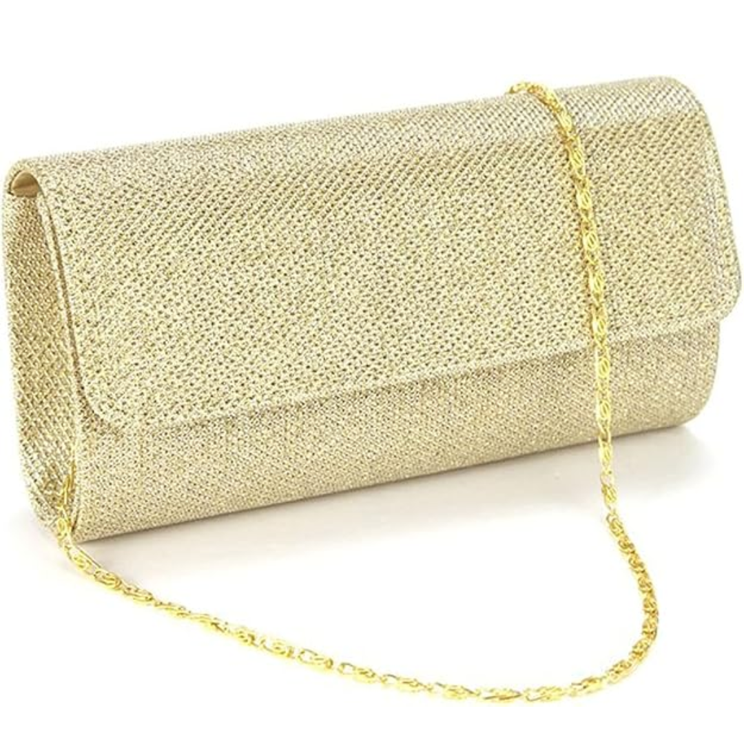 Sparkle Glitter Clutch Bag – Compact Elegant Party Handbag