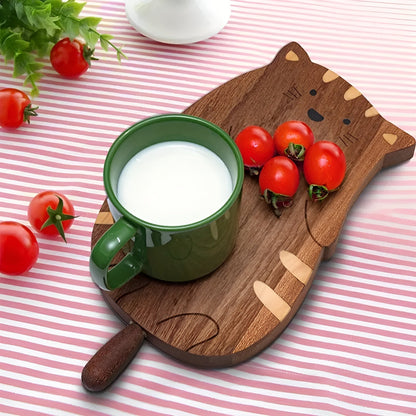 Squirrel Wooden Cutting Board Solid Wood Serving Board