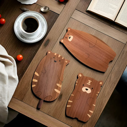 Squirrel Wooden Cutting Board Solid Wood Serving Board