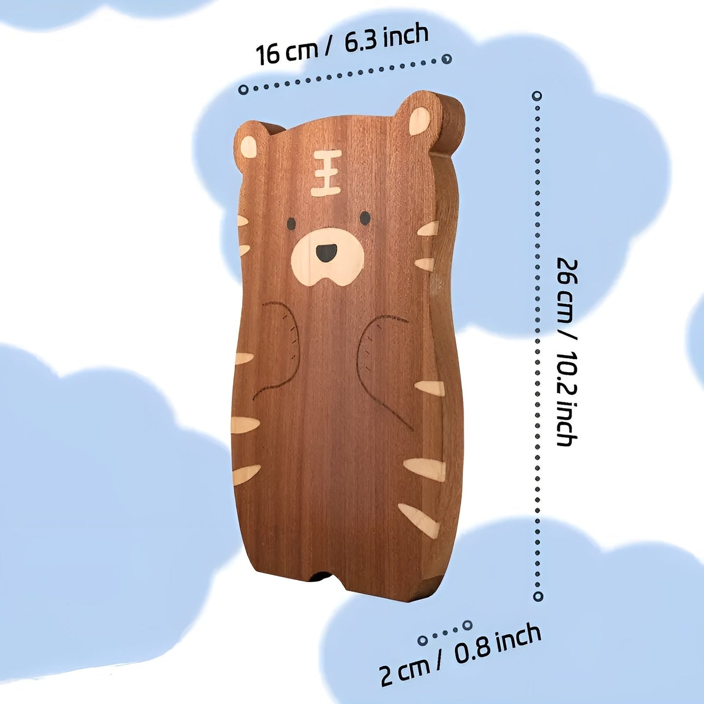 Squirrel Wooden Cutting Board Solid Wood Serving Board