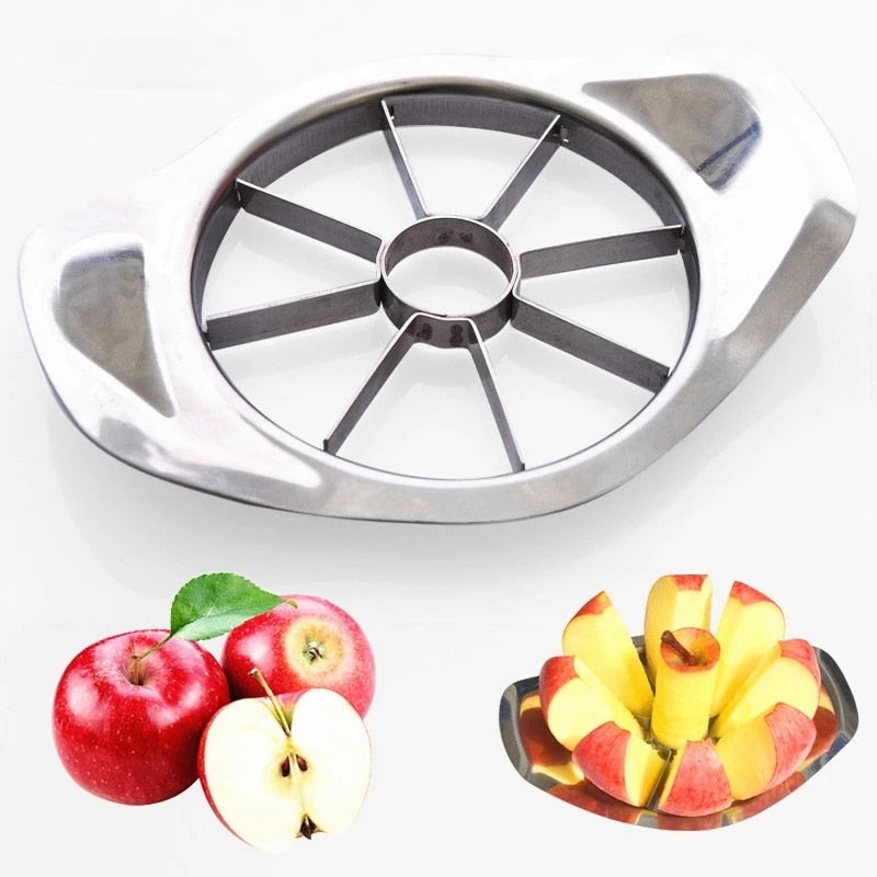 Stainless Steel Apple Slicer and Corer for Quick Healthy Fruit Preparation