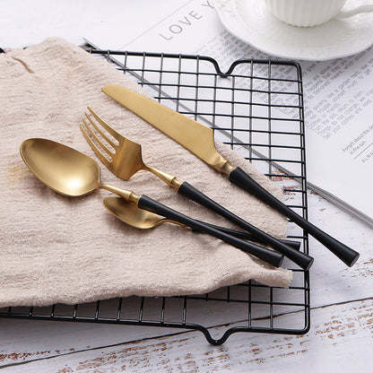 Stainless Steel Cutlery Set Elegant Dining Flatware Collection